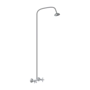 Смеситель для душа со стационарной душевой сеткой, двуручный Славен ПРОРАБ СЛ-ДВ-О42 thumbnail